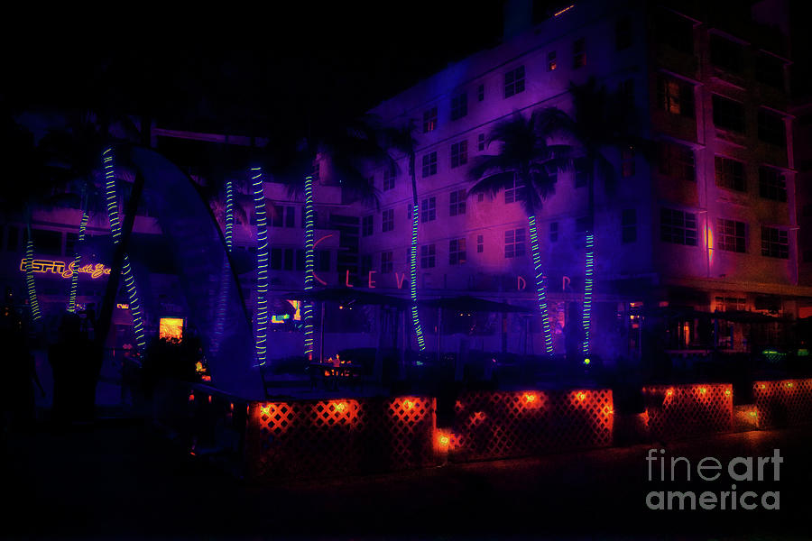 The Clevelander Hotel - Art Deco District - Miami Beach  Photograph by Doc Braham