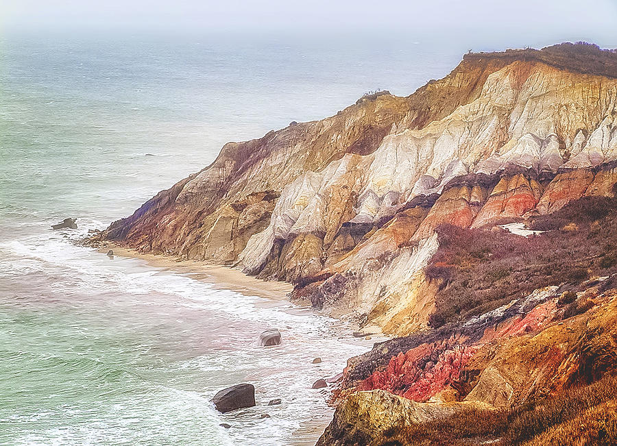The Cliffs of Aquinnah Photograph by Mitchell R Grosky