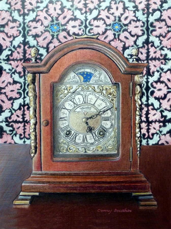 The Clock on My Mantel Painting by Constance DRESCHER