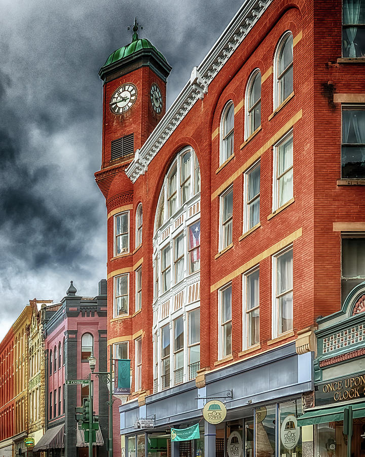 The Clock Tower - Staunton Virginia Photograph by Susan Rissi Tregoning