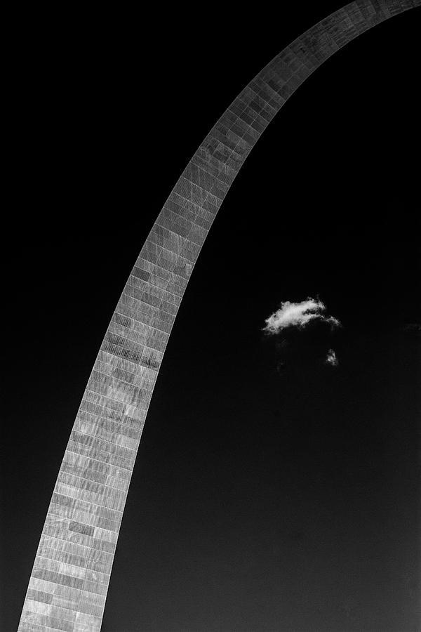 St. Louis Arch Photograph - The Cloud by Charles Dana