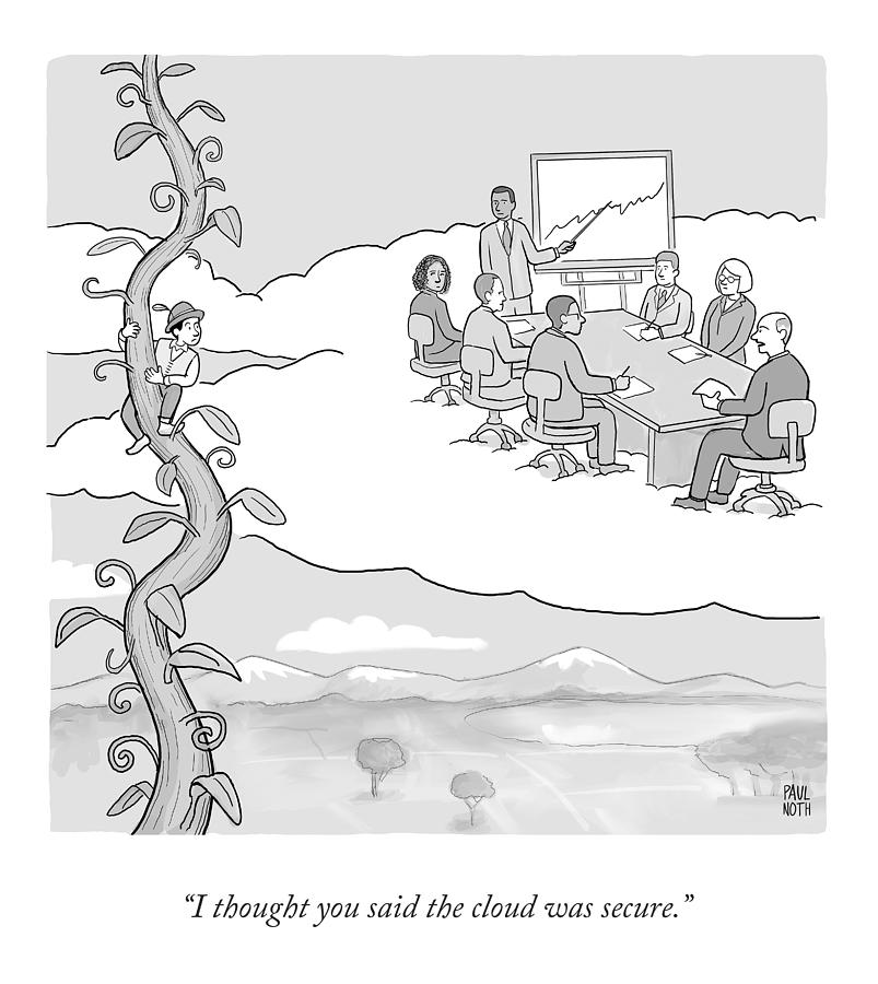 The Cloud Drawing by Paul Noth