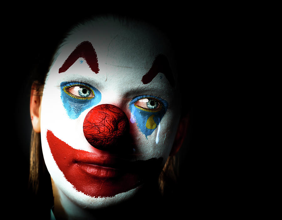 The Clown Photograph by Bob Orsillo