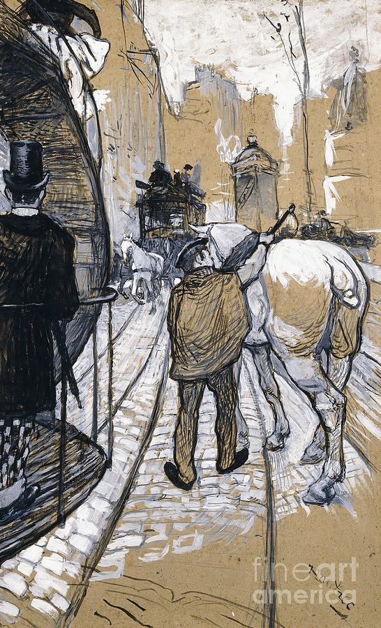The Coach Driver of the Omnibus Company, 1888 Painting by Henri de Toulouse-Lautrec