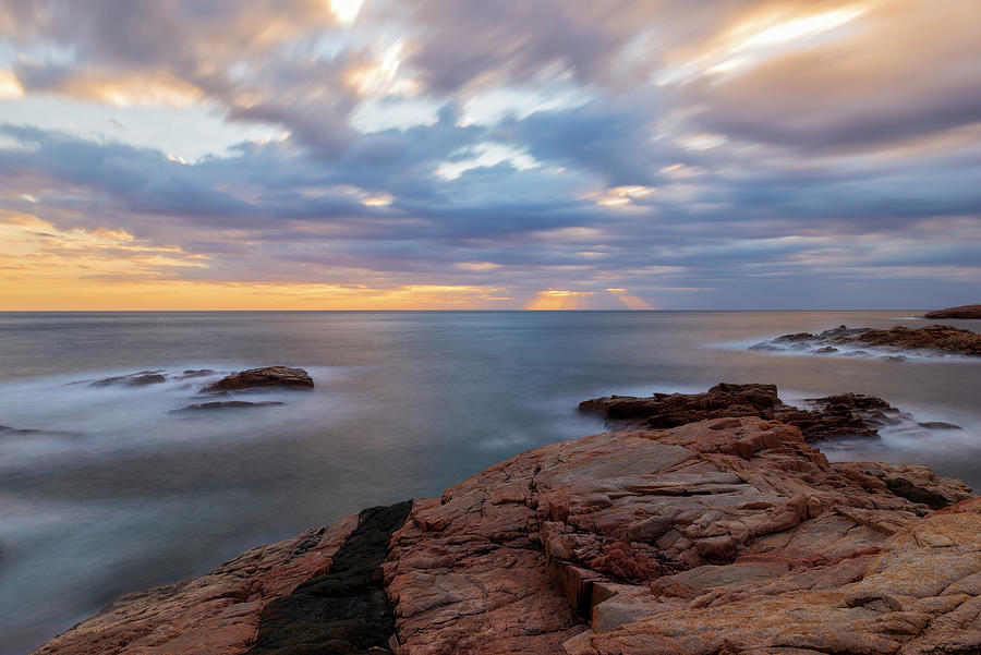 Begur Photograph - The Coast Of Begur At Sunrise In Long Exposure by Vicen Photography Begur Photograph - The Coast Of Begur At Sunrise In Long Exposure by Vicen Photography