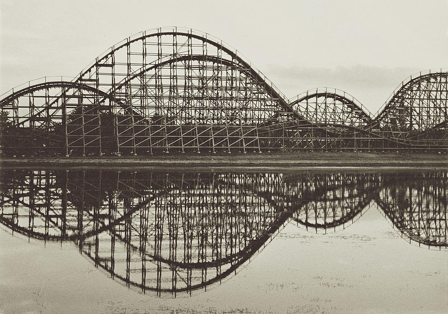 The Coaster Sepia Version Photograph by Carrie Ann Grippo-Pike