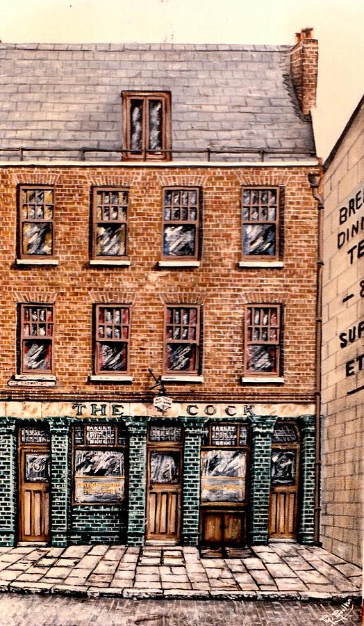 The Cock Public House, Wapping Painting by Mackenzie Moulton