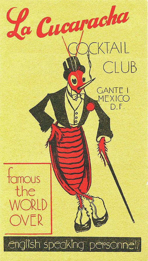 The Cockroach Cocktail Club Digital Art by Kim Kent