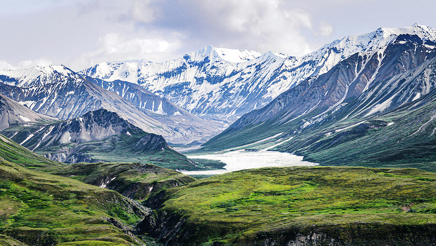 The Cold Light of Day, Alaska, Denali National Park Photograph by ...