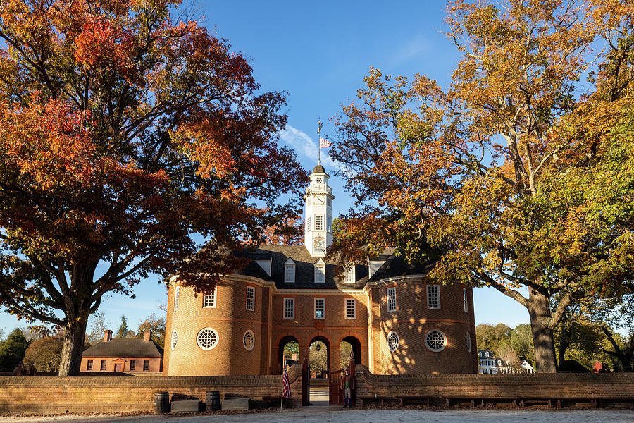 The Colonial Capitol in the Fall Photograph by Rachel Morrison - Fine ...