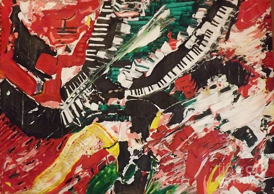 The Color Of Music Painting by Denise Morgan