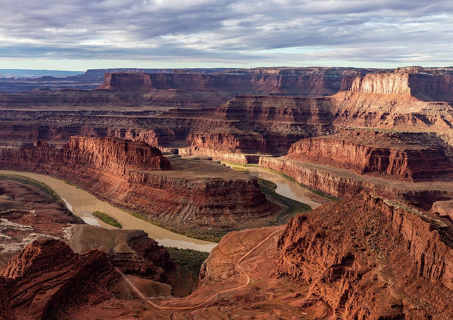 The Colorado River at Dead Horse Point State Park Photograph by Ed Clark