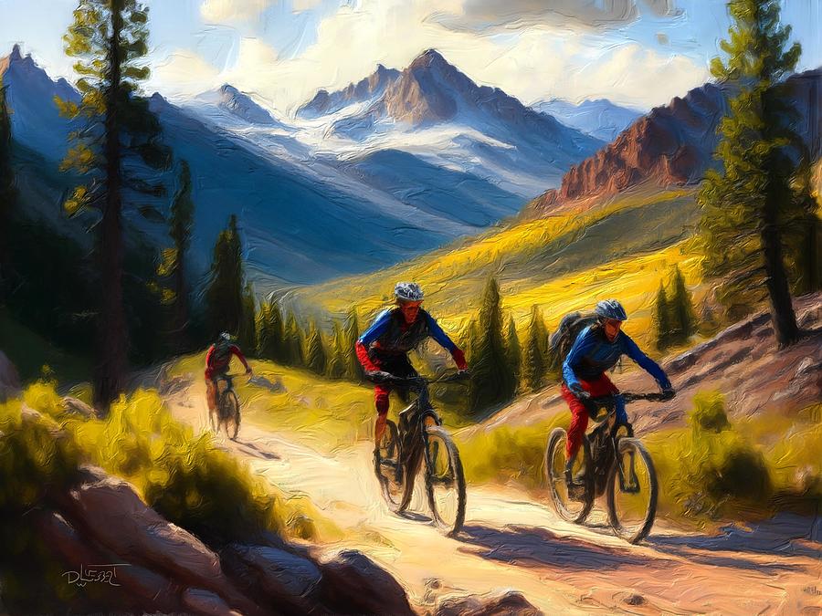 The Colorado Trail Three Digital Art by David Luebbert