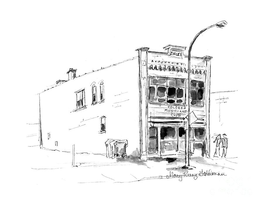The Colored Musicians Club, Historic Jazz Club Drawing