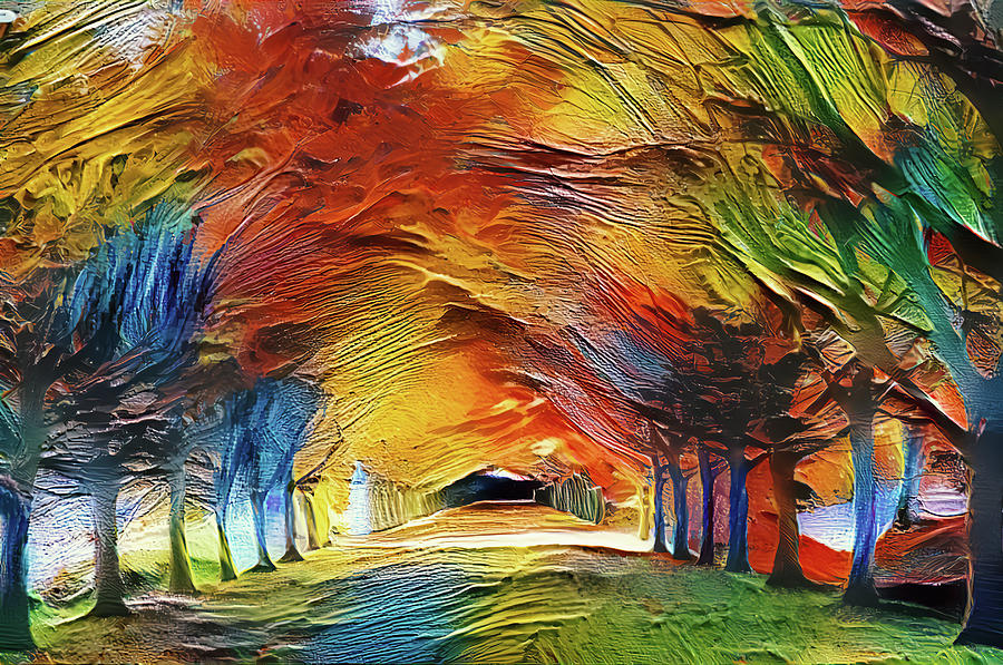 The Colorful Alley Digital Art by Yury Malkov