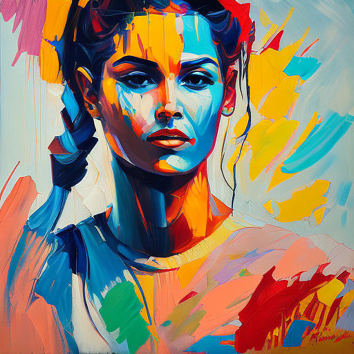 The Colorful Woman Digital Art by Florian Schellheimer - Pixels