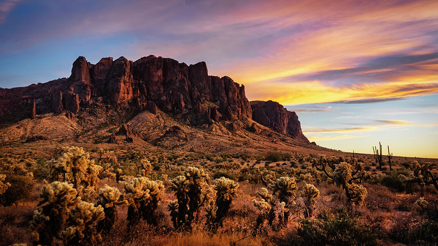 The Colors Of A Desert Sunset Photograph by Saija Lehtonen - Fine Art ...