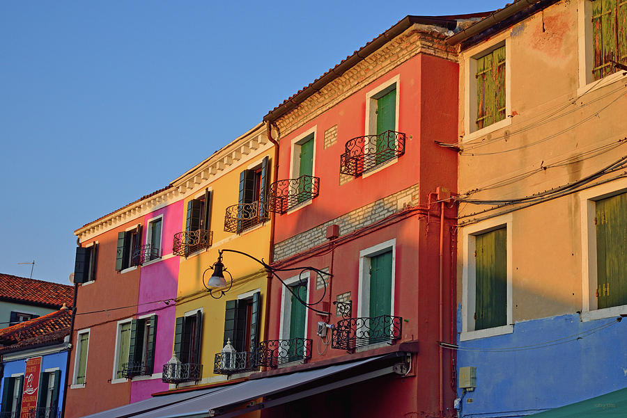 The Colors Of Burano Italy Photograph