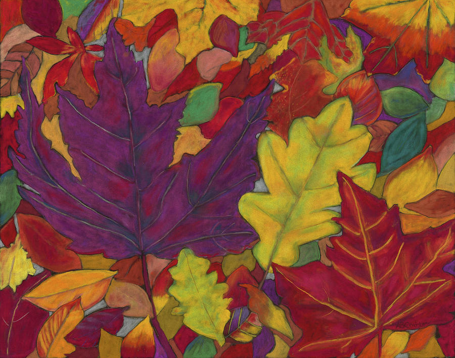 The Colors of Fall Pastel by Arlene Crafton