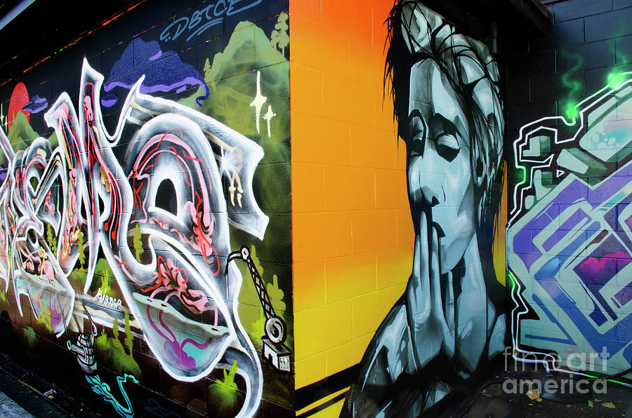 The Colors Of Graffiti  Photograph by Bob Christopher