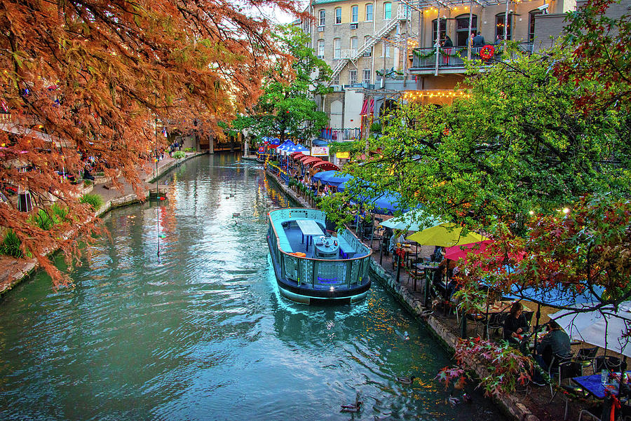 The Colors of the Season at the Riverwalk Photograph by Lynn Bauer