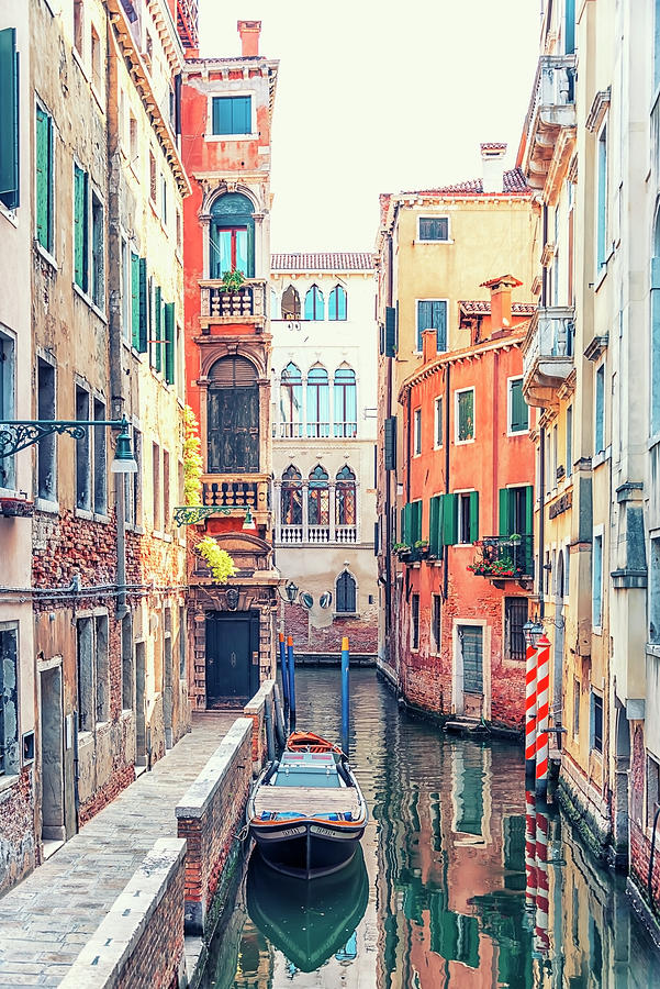 Architecture Photograph - The Colors Of Venice by Manjik Pictures