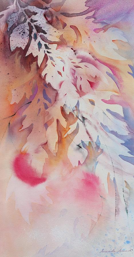 Abstract Floral Painting - The Colors of Wind by Amanda Amend