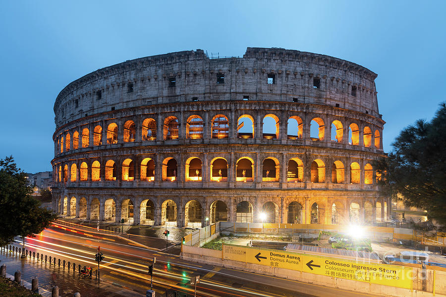 The Colosseum at night, Rome, Italy Photograph by Matteo Colombo - Fine ...