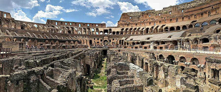 Colosseum Panorama Photograph by Jill Love