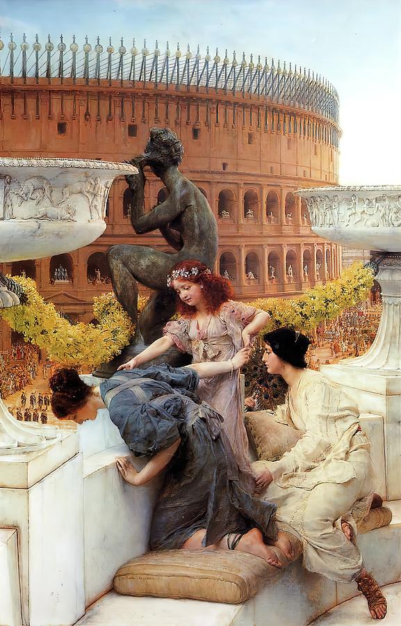 The Colosseum Photograph by Sir Lawrence Alma-Tadema
