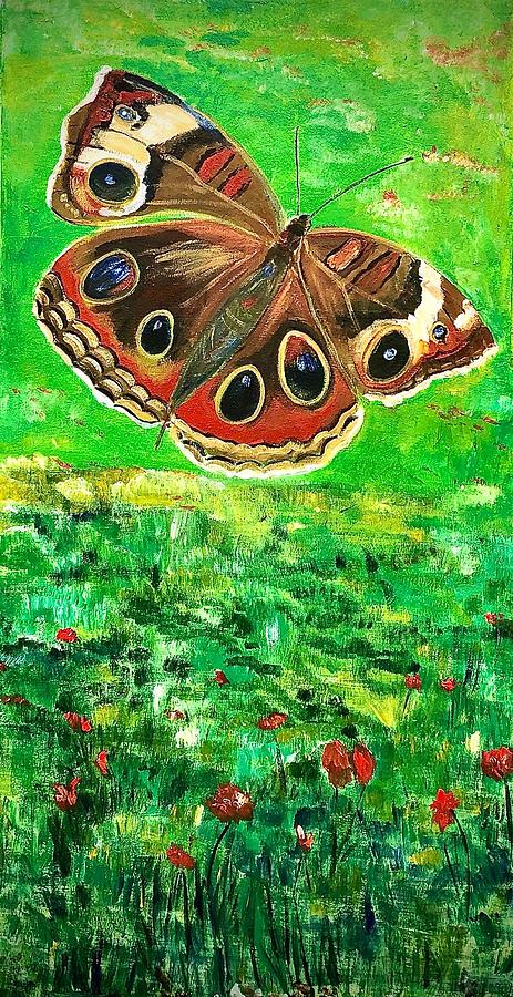 The Butterflies of Bangkit-1 Painting by Belinda Low
