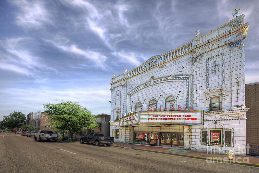Architecture Photograph - The Columbia Theatre Paducah KY by Larry Braun