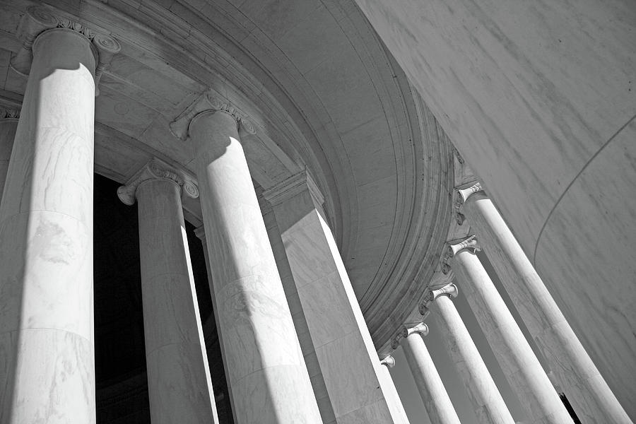 The Columns Of The Jefferson Memorial - 2 Photograph
