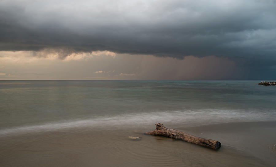 The coming of the storm from ocean Photograph by Michalakis Ppalis