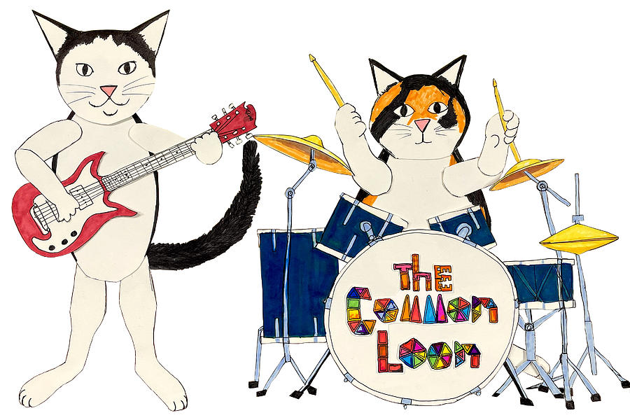 Cat Drawing - The Common Loon - Cat Logo by Billy Reiter Cat Drawing - The Common Loon - Cat Logo by Billy Reiter