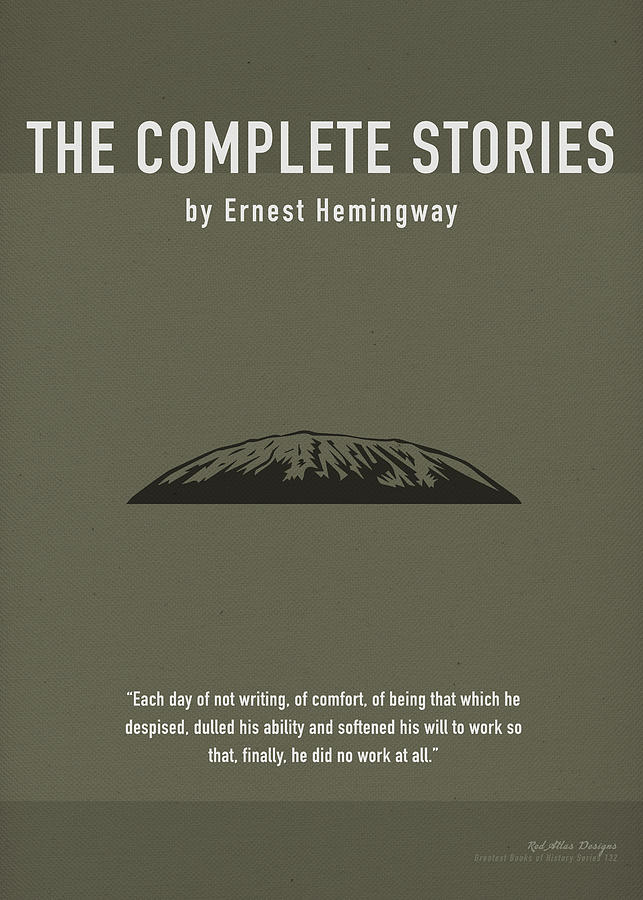 Book Mixed Media - The Complete Short Stories of Ernest Hemingway Greatest Book Series 132 by Design Turnpike