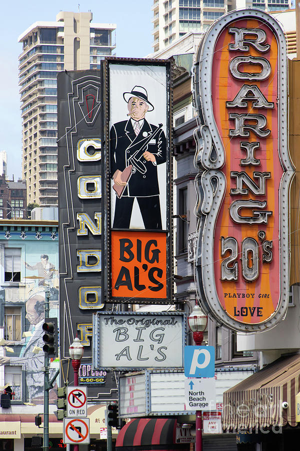 San Francisco Photograph - The Condor The Original Big Als And Roaring 20s Adult Strip Clubs On Broadway San Francisco R466 by San Francisco