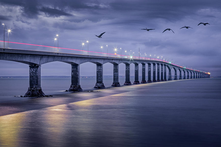 The Confederation Bridge Photograph by Manpreet Sokhi