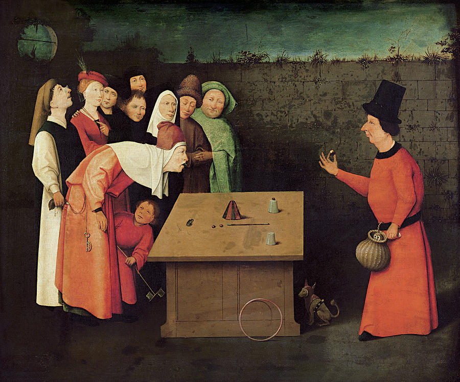 Bosch Painting - The Conjurer by Hieronymus Bosch Bosch Painting - The Conjurer by Hieronymus Bosch