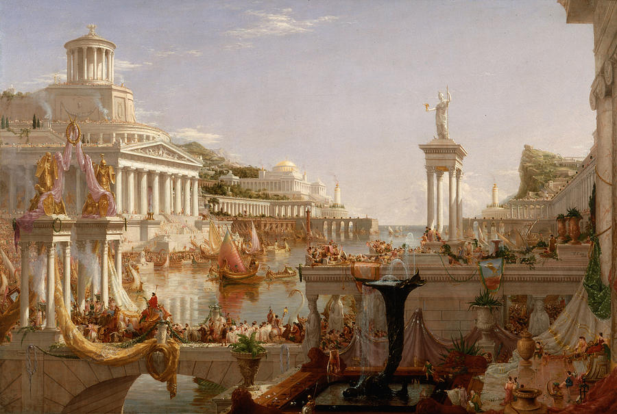 The Consummation of Empire, 1836 Painting by Thomas Cole