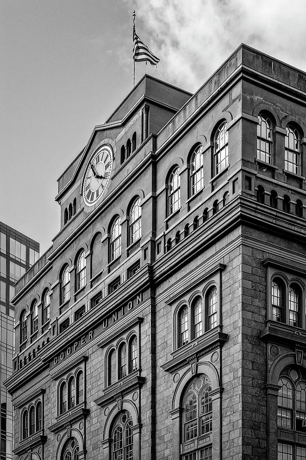 The Cooper Union BW Photograph by Susan Candelario
