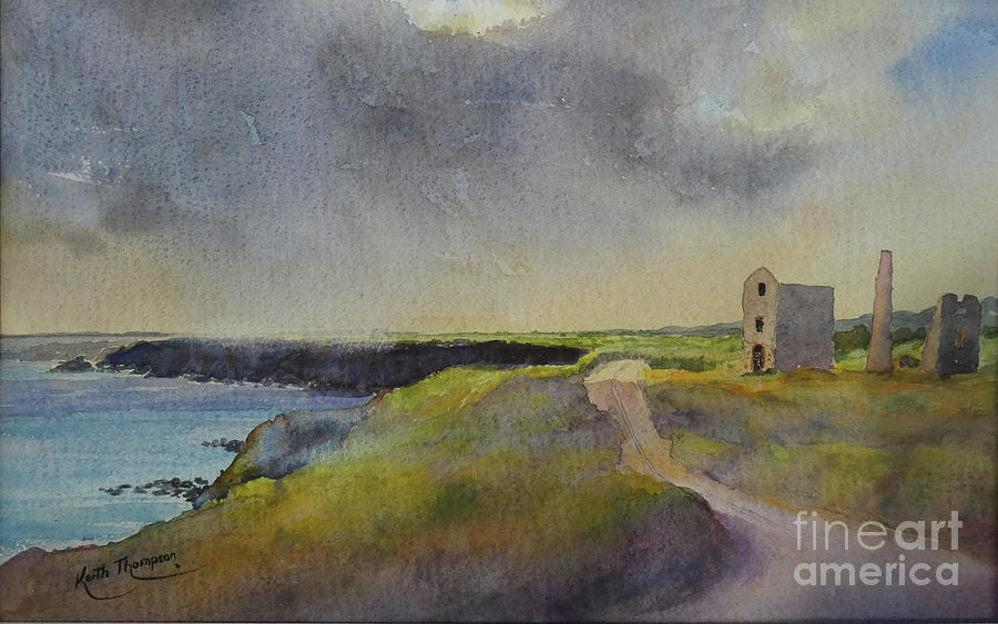 The Copper Coast, CountyWaterford Painting by Keith Thompson
