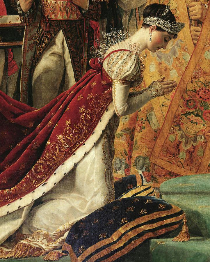 Cardinal Painting - The Coronation Of Empress Josephine by Jacques-Louis David