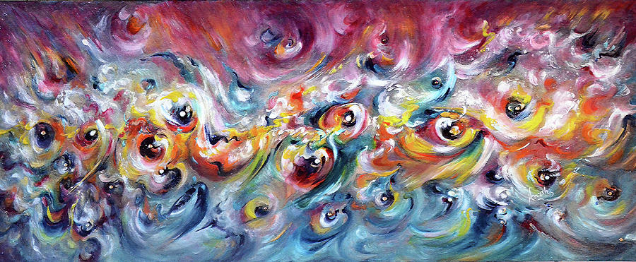 Surrealism Painting - The Cosmic Dance  by Harsh Malik