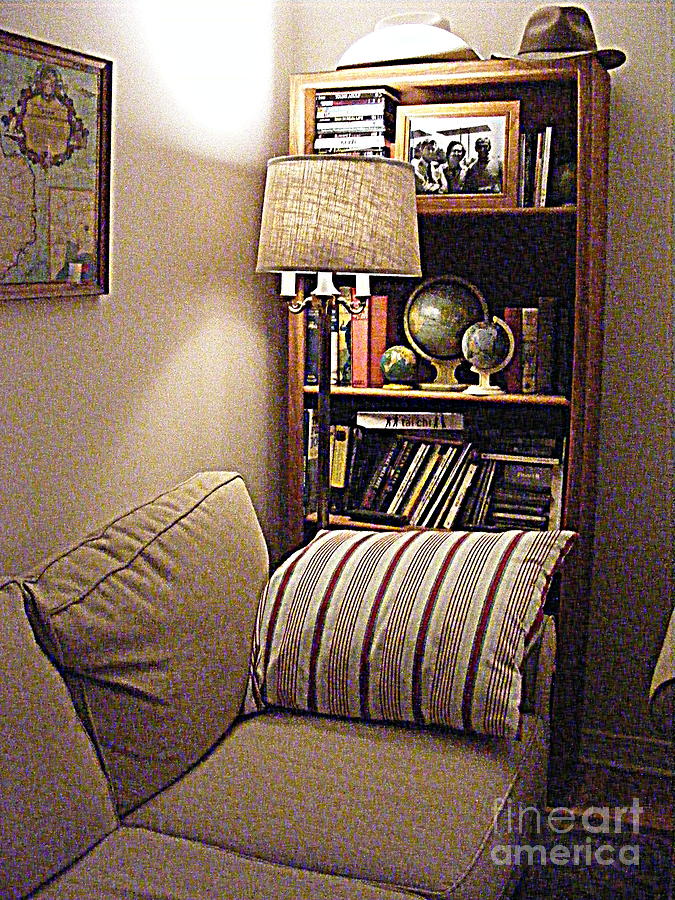 The Cosy Corner with Globes Photograph by Nancy Kane Chapman