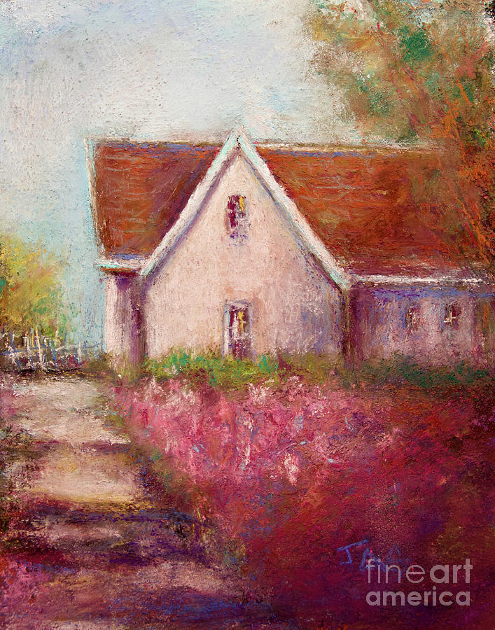 The Cottage Painting by Joyce Guariglia