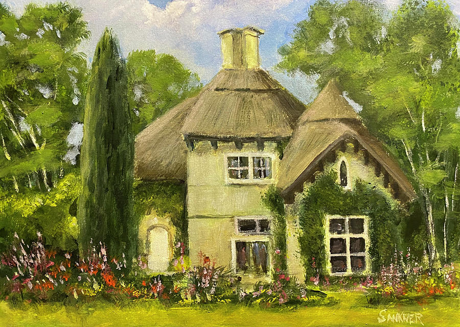 The Cottage Painting by Robert Sankner