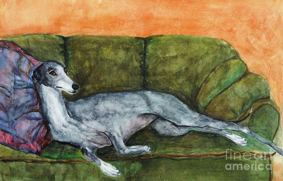 The Couch Potato Painting by Frances Marino