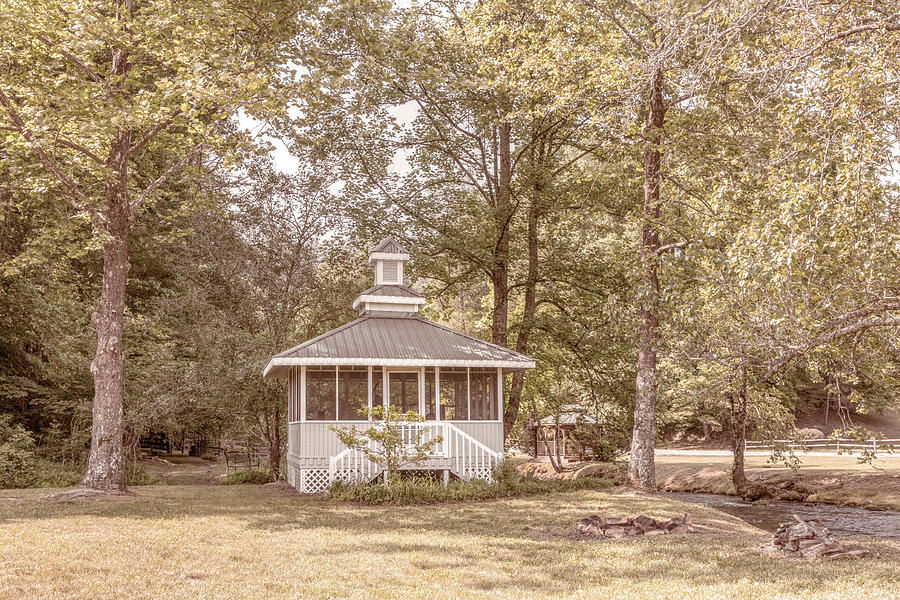 The Country Gazebo at Hidden Valley Photograph by Debra and Dave Vanderlaan