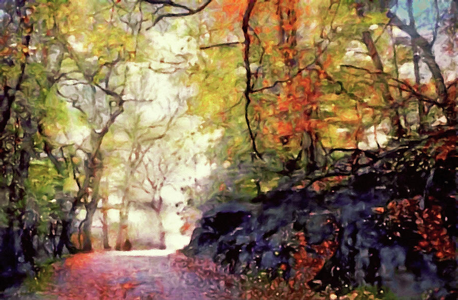 The Country Road Digital Art